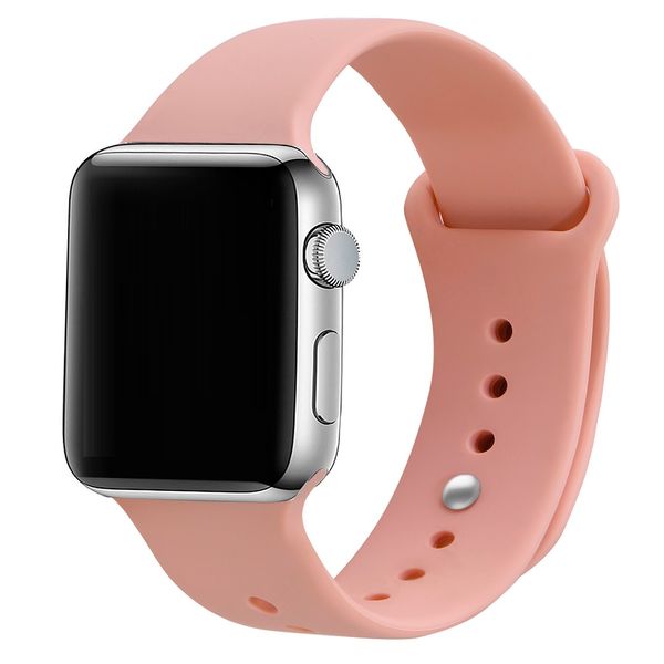 

silicone sport watch strap for apple watch 40/42/44mm replacement silicone band strap