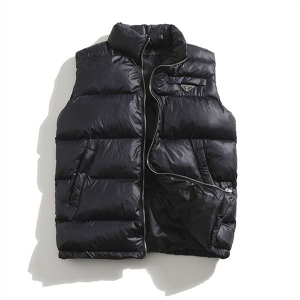 

fashion designer men's vest leisure down jacket men and women's warm vests coat waistcoat thickened vm26, Black;white