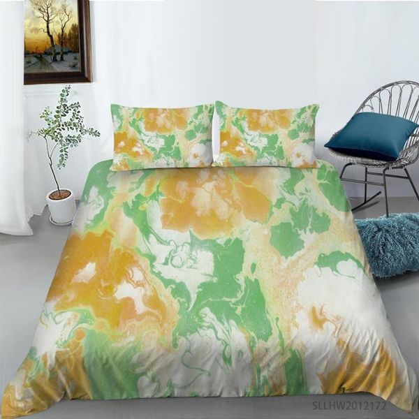 

bedding sets 3d marble pattern design duvet cover pillow case set quilt pillowcases home bedclothes