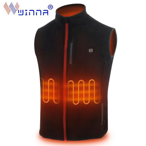 

heated vest electric jacket for women men heating clothing vest usb charging warmer gilet with for motorcycle outdoor hunting, Gray;blue