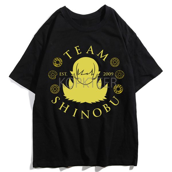 

anime shinobu oshino japanese style anime graphic printed fashion harajuku kawaii tees streetwear hooded sweatshirt hoodie men t shirt