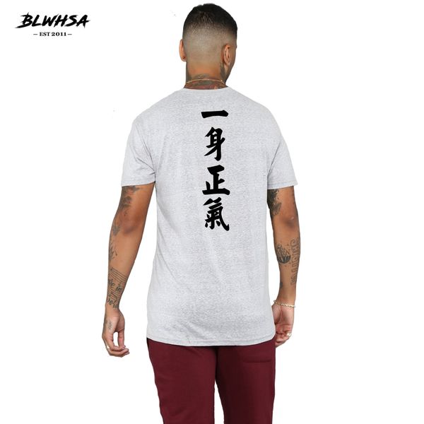 

blwhsa chinese printing casual short sleeve hip hop meaning upright fashion clothing for sport hooded sweatshirt hoodie men t shirt