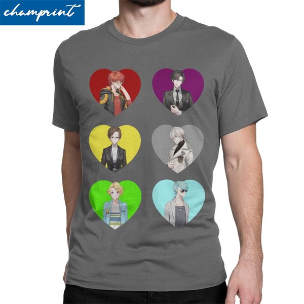 

men mystic messenger hearts amazing tees short sleeve 707 jumin mm bg otome game crewneck summer sport hooded sweatshirt hoodie men t shirt