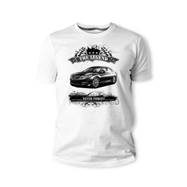 

летняя футболка t-shirt, японский классический легенда автомобиля accord sedan 2013 youngtimer олдтаймер herren майка спортивная с капюшоном