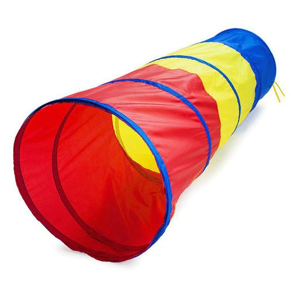 Kuulee Play Tunnel Toy Tey Tent Baby Kids Up Discovery Tube Playtent Closing Tunnel Tent Trefol Channel LJ200923