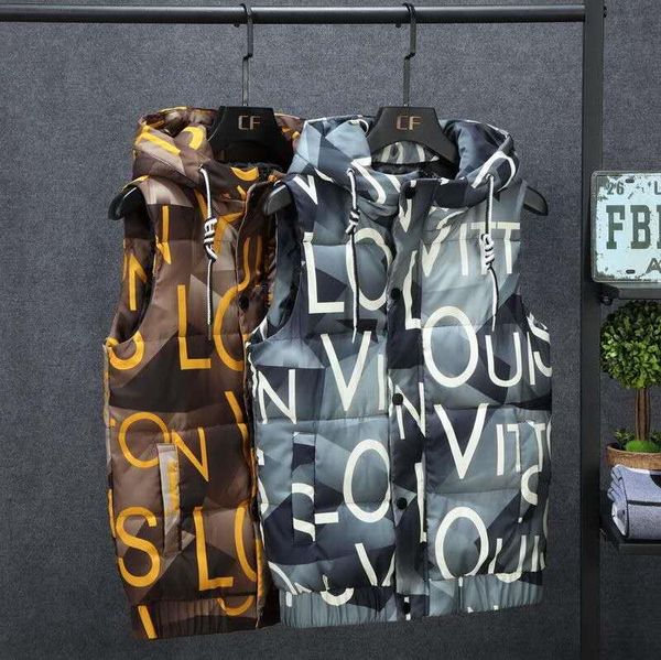 

mens designer winter parka coat men women winter jacket mens designer down vest 6 lv louis vuitton, Black;brown