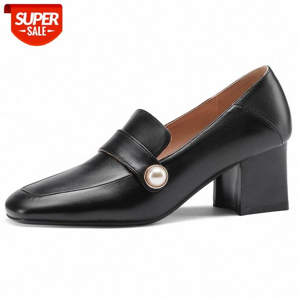 

ribetrini office lady sewing new design brand shoes casual pearl slip on women pumps stylish fashion classic new pumps #oj11