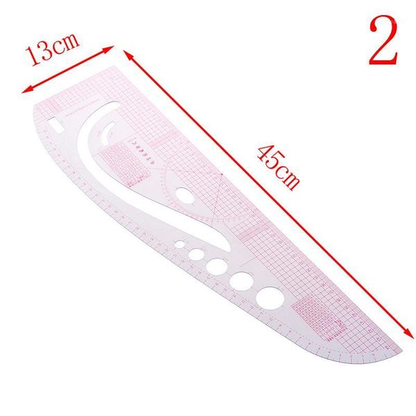 

new 1pc super soft plastic curve ruler drawing tailor ruler yardstick sewing tools accessories 2 designs1, Black