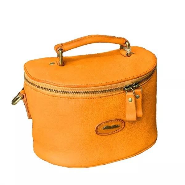 

environmental natural soft cow skin lady bucket purse women's small handbag zipper closure genuine leather lady messenger bag