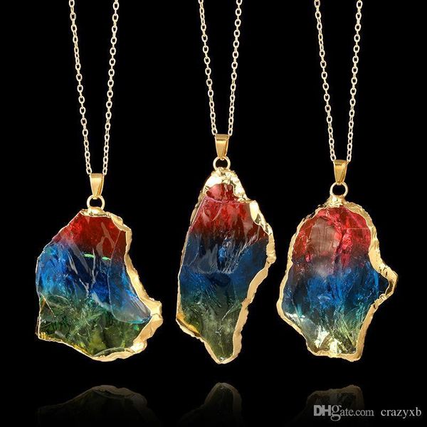 

quartz healing point chakra bead new gemstone crystal necklace original natural stone-style pendant neck