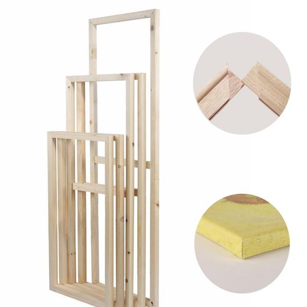 

diy solid wood tenon frame kit for canvas oil painting print wall art stretching accessories poster diamond paintings ho wmtnuk