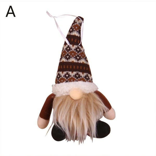 

new cute forest doll christmas tree pendant mini doll christmas hanging for home christmas tree decorations xmas gift for kids bbysqv