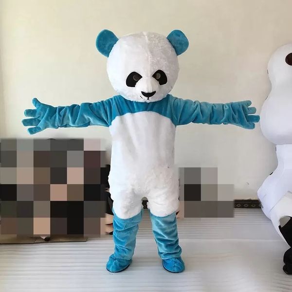 

giant panda apparel mascot costume halloween christmas cartoon character outfits suit advertising leaflets clothings carnival adults outfit, Red;yellow