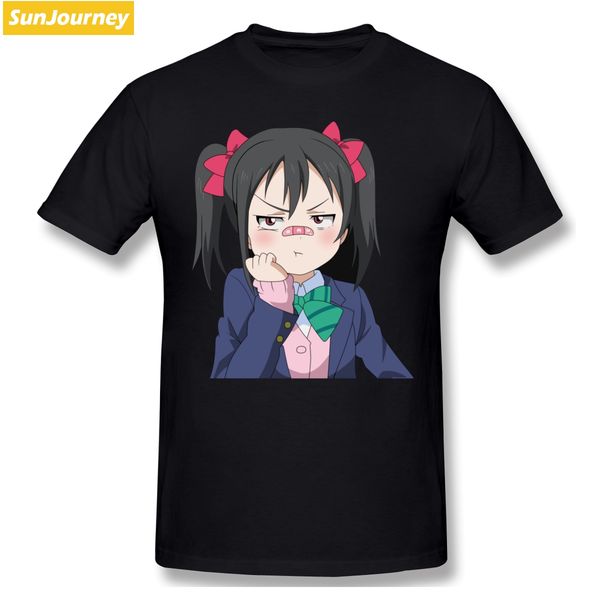 

cute anime girl nico yazawa men t shirt oversize cotton crewneck custom short sleeve t-shirt sport hooded sweatshirt hoodie