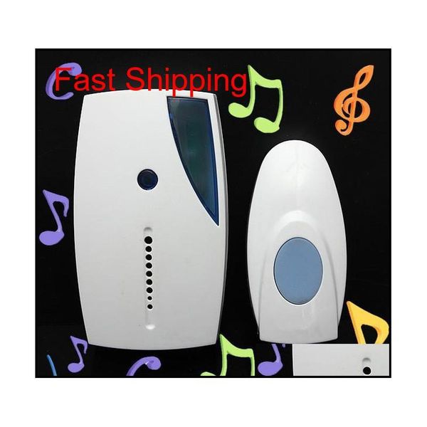 

white portable mini led 32 tune songs musical music sound voice wireless chime door room gate bell doorbe qylgqj new_dhbest