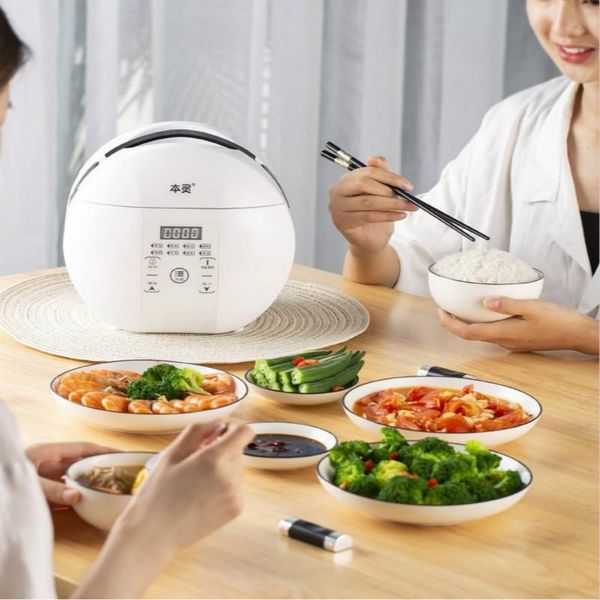 

rice cookers small smart mini cooker automatic household 1-2-3 people