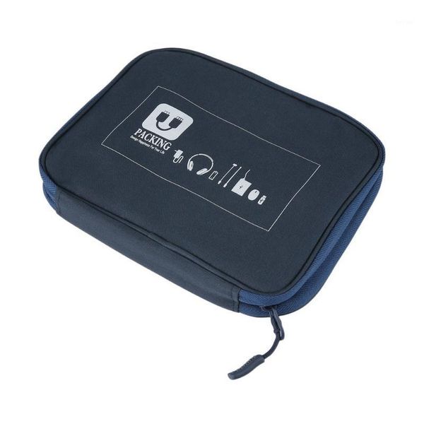 

outad fashion earphone data cables usb flash drives travel case digital electronic accessories storage bag pouch1