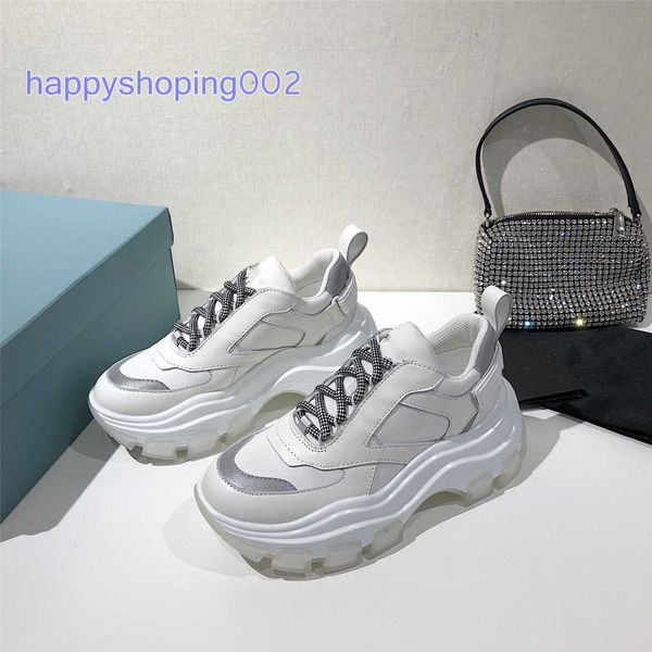 

2021 boutique fashion casual men and women sneakers combination nitrogen outsole crystal bottom dad chequer casual shoes 35-40, Black