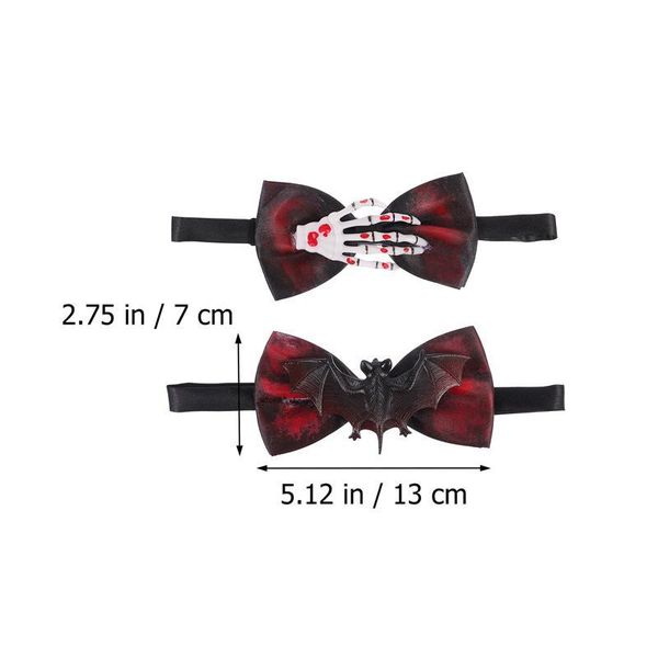 

2pcs halloween bow tie spoof bow tie косплей bowties party одеваются bow tie 2pcs halloween jllagr bdebag