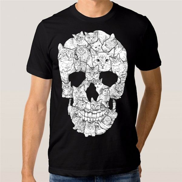 

skull of cats brutal funny men's 's all sizes large size hoodie designers t shirts sweatshirt
