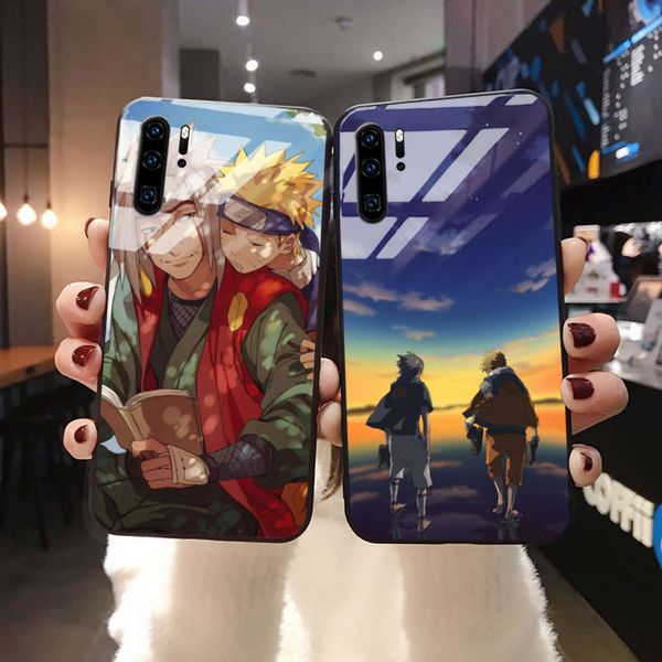 

sewhirlpool naruto to hata mobile phone case huawei 30 20 10pro youth version glory 9x 8x 7x glass v30 v20 / v10provgt