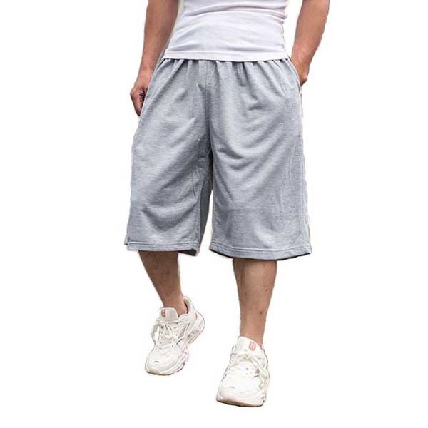 

new fashion hiphop harem shorts men casual beachshorts elastic waist loose baggy sweatshorts streetwear plus size male clothing, White;black