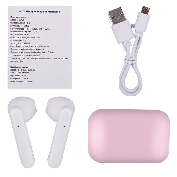 

x26 binaural headset bluetooth 5.0 wireless headset working time 4 hours touch headphones in-ear bluetooth headset