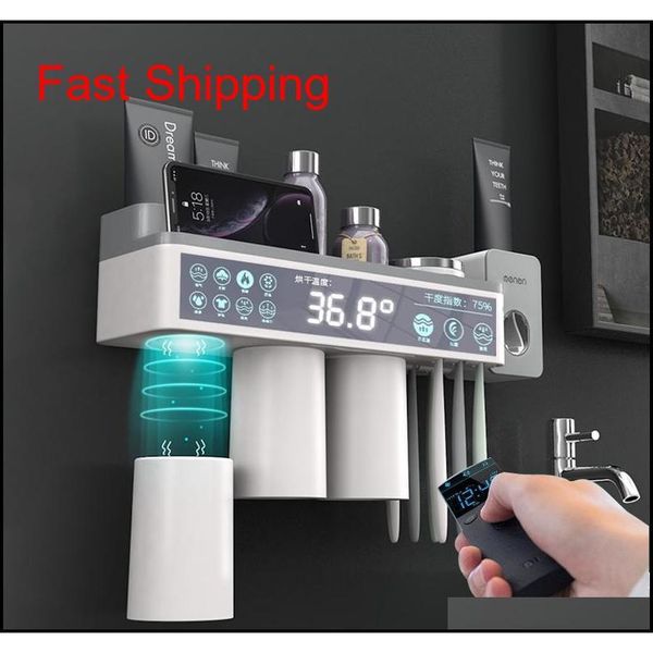 

toothbrush holder bathroom accessories toothpaste squeezer dispenser storage shelf set for bathroom magnetic adsorp qylojm sports2010