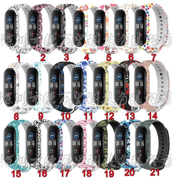 

suitable for 5 to replace 4 strap smart sports bracelet nfc printing color waterproof 48