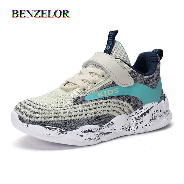 

benzelor 2020 new spring summer kids shoes children boys girls sneakers casual lightweight sport running breathable t200624, Black;red