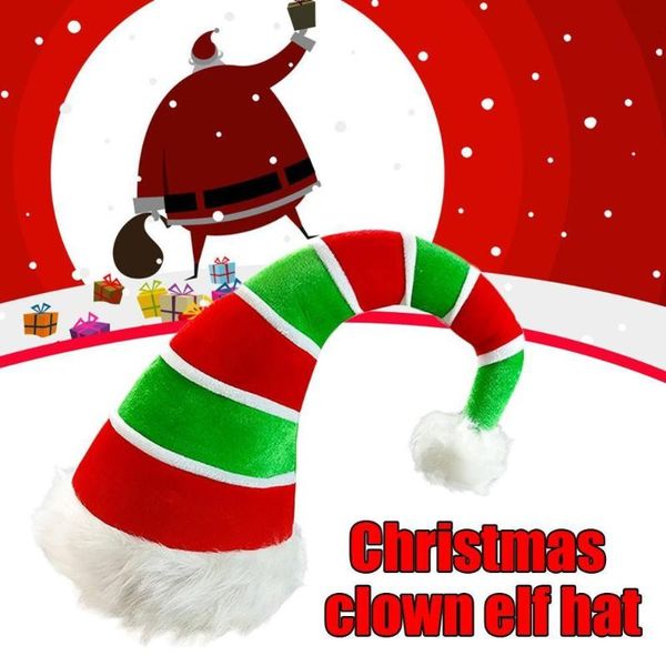 

party masks christmas warm and comfortable dicer velvet cloth hat clown year 2021 home decoration accessories