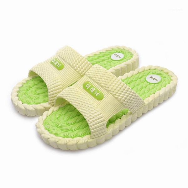 

slippers cresfimix pantoufles femmes women light weight green slip on home & outside lady classic red summer slides b59191, Black