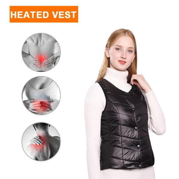

new men/women vest jacket clothing winter heated jacket electric usb heating vest smart app control fever for hiking skiing, Gray;blue