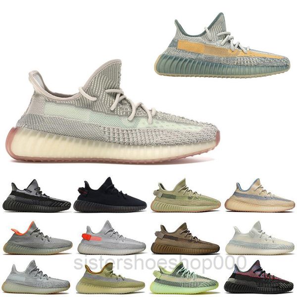 

v2 glow lundmark non-reflective casual shoes kanye west men women black static antlia triple white synth sport sneaker 5-13 yu3z