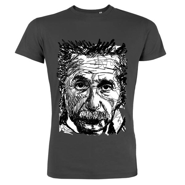 

new men's t-shirt uomo anthracite ltb-27 scienza einstein il fisico brillante innovatore tee shirt sport hooded sweatshirt hoodie
