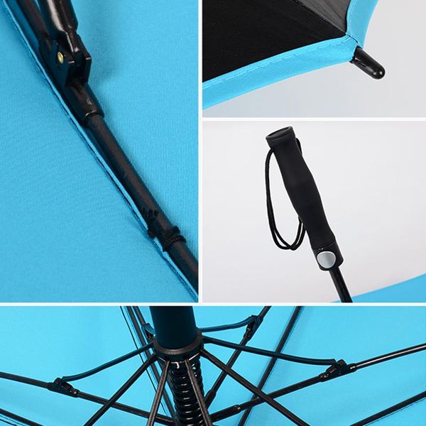 

easyzreal golf umbrella strong ветрозащитный semi matic long umbrella творческий большой открытый мужчины и женщины в бизнес зонтики bbyamu