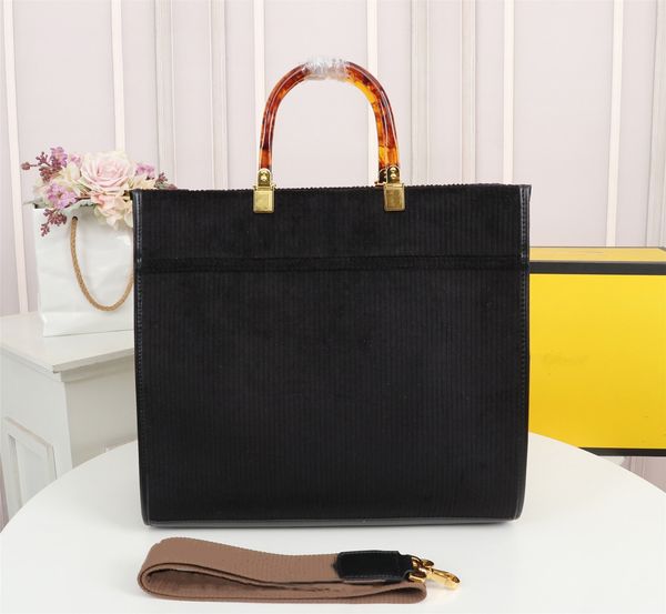 

sunshine tote bag new corduroy shopping bag ladies shoulder bag messenger bags ladies casual bags design amber handle brand handbag gift 008