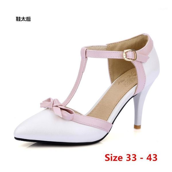 

classic high heels women's sandals summer high heel shoes ladies strappy pumps heels woman shoes small big size 33 - 431, Black