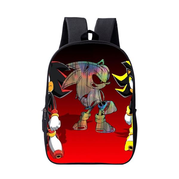

junior's backpack student school bag customized printing 16 inches capacity shoulder bag
