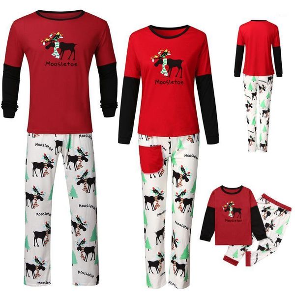 

christmas pajamas man daddy cartoon snowman pants xmas family clothes pajamas fashion soft print set1, Black;brown