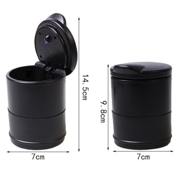 

1 шт. автомобиль ashtray ashtray led пепельница для автомобиля черный интерьер аксессуары автомобильные аксессуары swy bbyozf wrhome