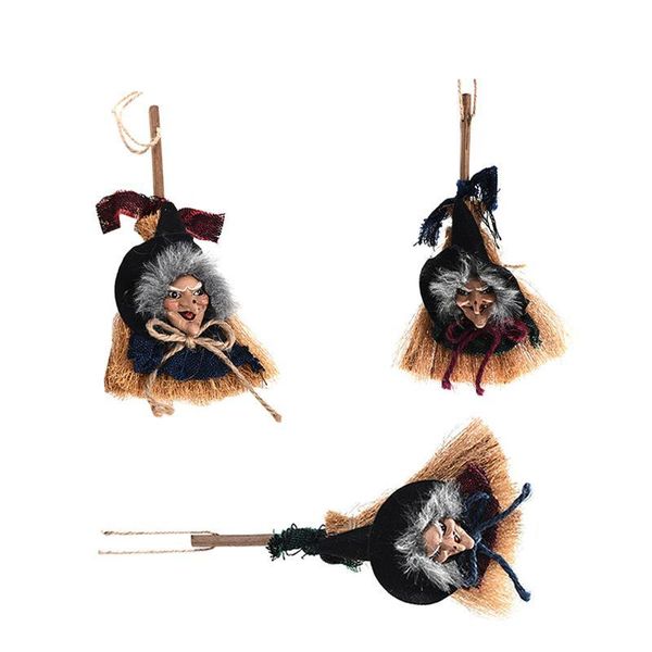 

witch broom костюм повесьте украшения соломы метла мастер аксессуаров для halloween party (красный) witch broom bbyube xmh_home