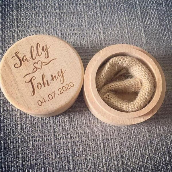

gift wrap custom wedding ring box wood engraved personalized bearer pillow1
