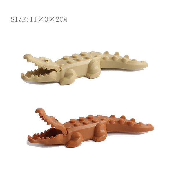 

building blocks brick toys crocodile animal model educational blocks toys for children kids toys building blocks bbybce homebag