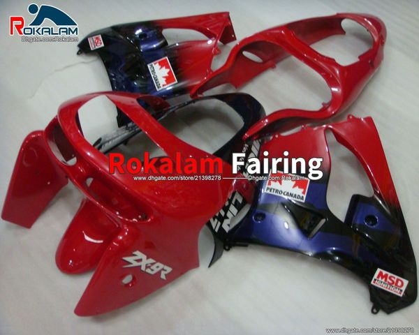 

98 99 zx-9r aftermarket fairing set fit for kawasaki ninja zx-9r zx9r 1998 1999 zx 9r motorcycle race fairings kit