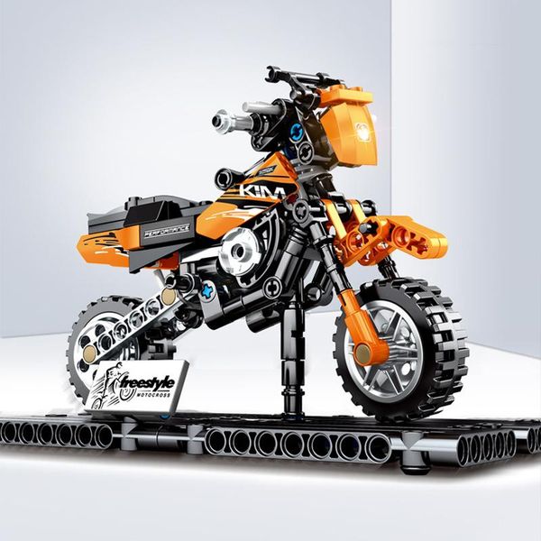

sembo 171pcs technic motorbike harleyed building block fit by technic motorcycle car vehicles bike set for children boy toys wmtthe