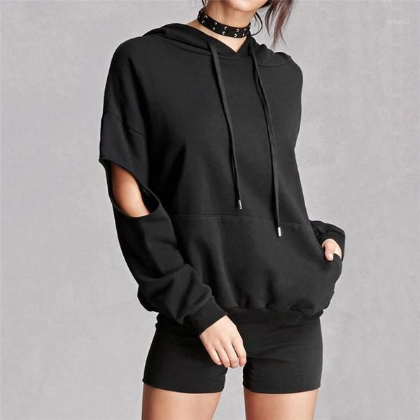 

women's hoodies & sweatshirts solid color women pure hoodie sweatshirt ladies long sleeve pullover jumper sudadera mujer moletom femin, Black