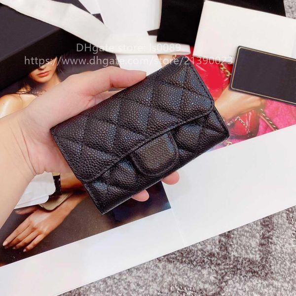 

new fashion 2020 designer genuine leather lady wallet card bag handbag 11cm 02, Red;black