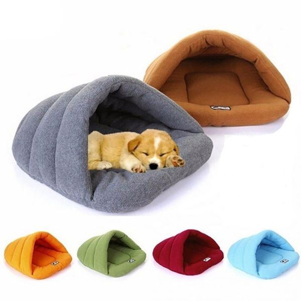 

soft fleece velvet winter warm slippers style dog bed cats bed kennel house sleeping mat for pets cushion products