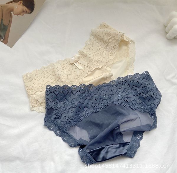 

deep v low waist full lace underwear women's subtle perspective sexy, Black;pink